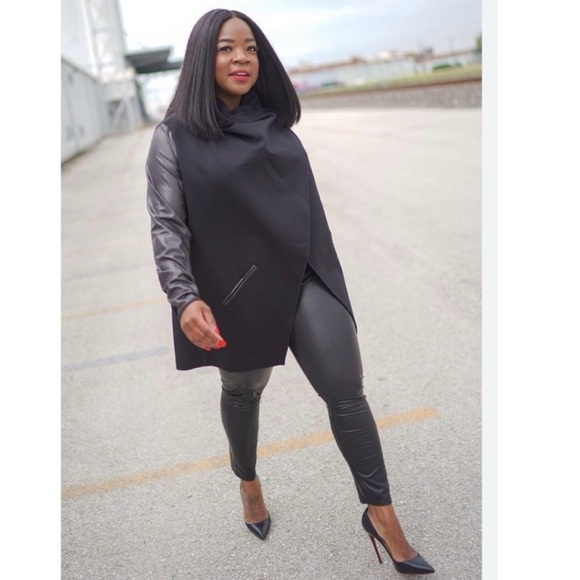 Spanx Black Drape Jacket 3X - Picture 8 of 8